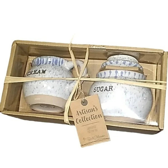 Sugar & Creamer Artisan's Collection by Belle Maison - Picture 5 of 5